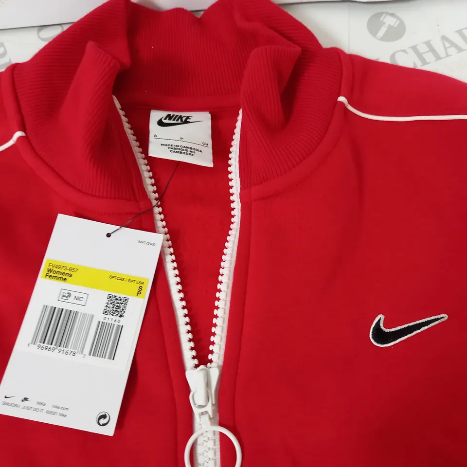NIKE ZIP THROUGH WOMENS RED JACKET S/P