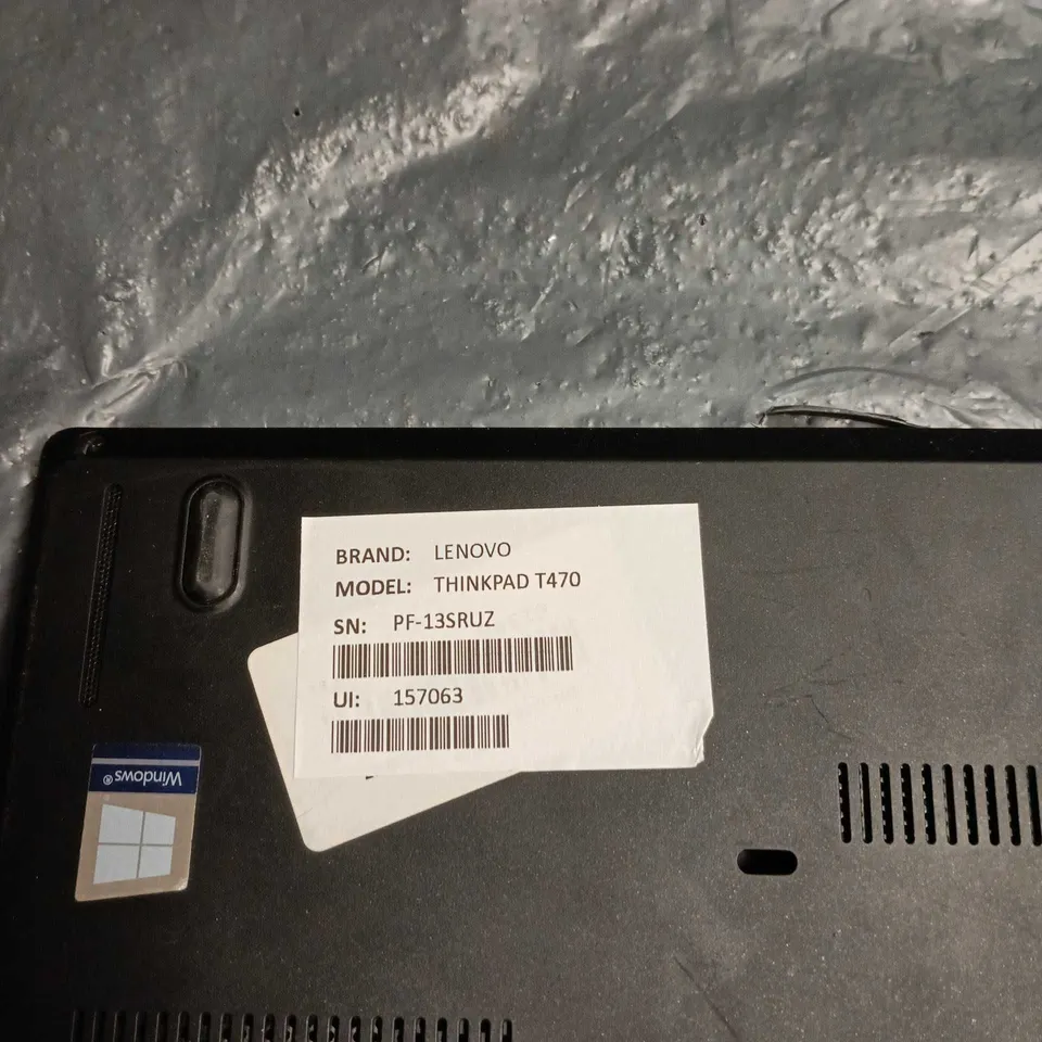 LENOVO THINKPAD T470 LAPTOP – BLACK
