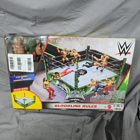 WWE WRESTLEMANIA BLOODLINE RULES RING PLAYSET – BOXED