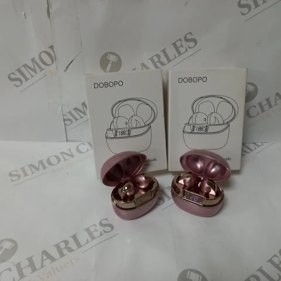 2 X BOXED DOBOPO Q13 TRUE WIRELESS EARBUDS