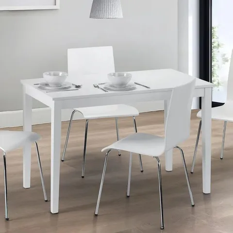 BOXED JULIAN BOWEN TAKU DINING TABLE - WHITE (1 BOX)