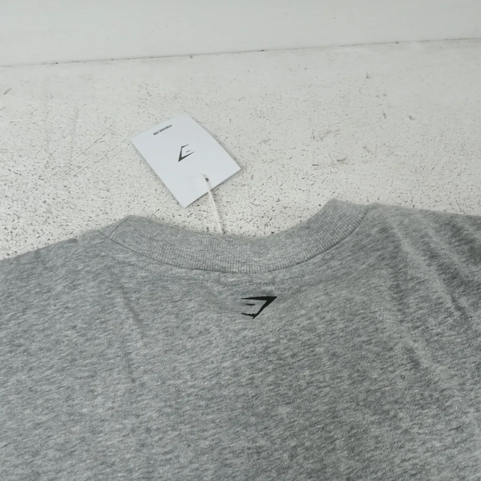GYMSHARK LIFTING CLUB GREY T-SHIRT - XL