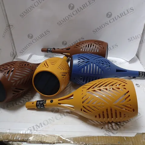 BOXED MODERN DAY SOLAR TORCH LIGHTS