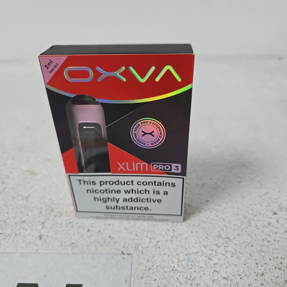 BOX OF APPROXIMATELY 30 ASSORTED OXVA E CIG ITEMS