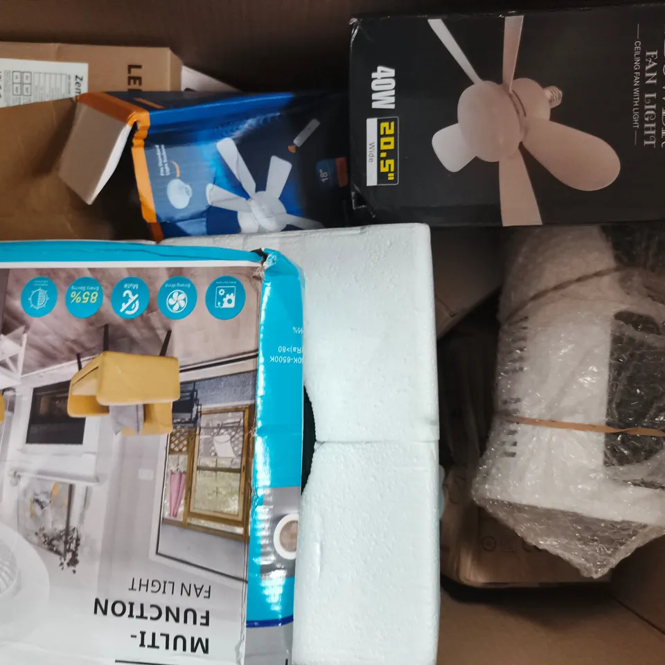 BOX OF APPROXIMATELY 15 ASSORTED HOUSEHOLD ELECTRICAL ITEMS - COLLECTION ONLY