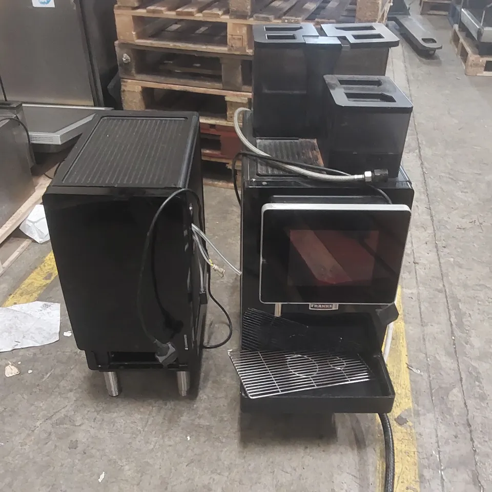 FRANKE A600 COMMERCIAL COFFEE MACHINE WITH MILK CHILLER (2 ITEMS)