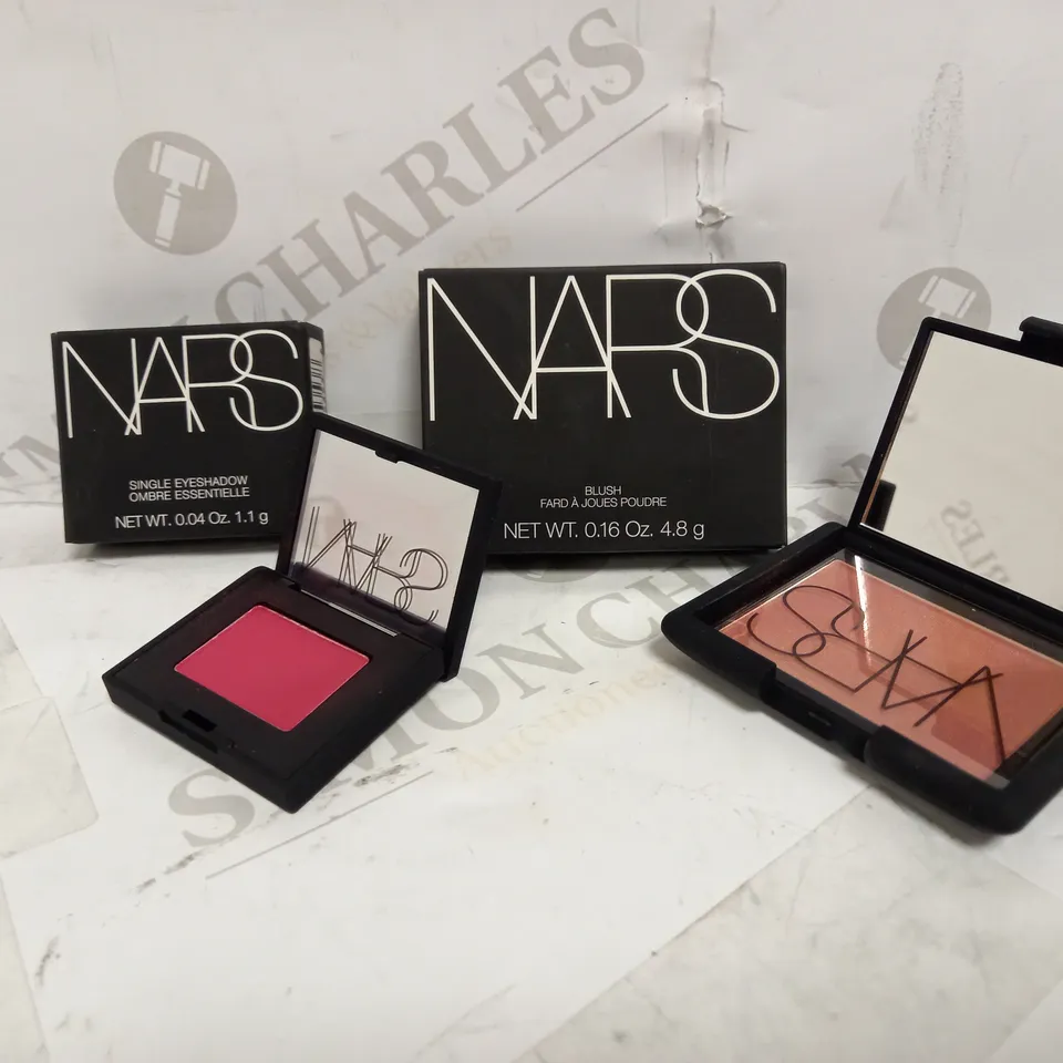 LOT OF 2 NARS PRODUCTS TO INCLUDE BLUSH - TAOS 4022 & SINGLE EYESHADOW - FATALE 5353