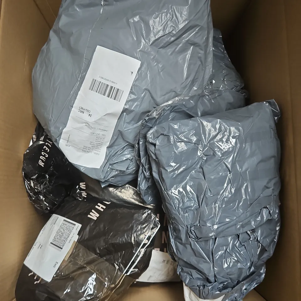 APPROXIMATELY 20 ASSORTED CLOTHING ITEMS IN VARIOUS STYLES AND SIZES 