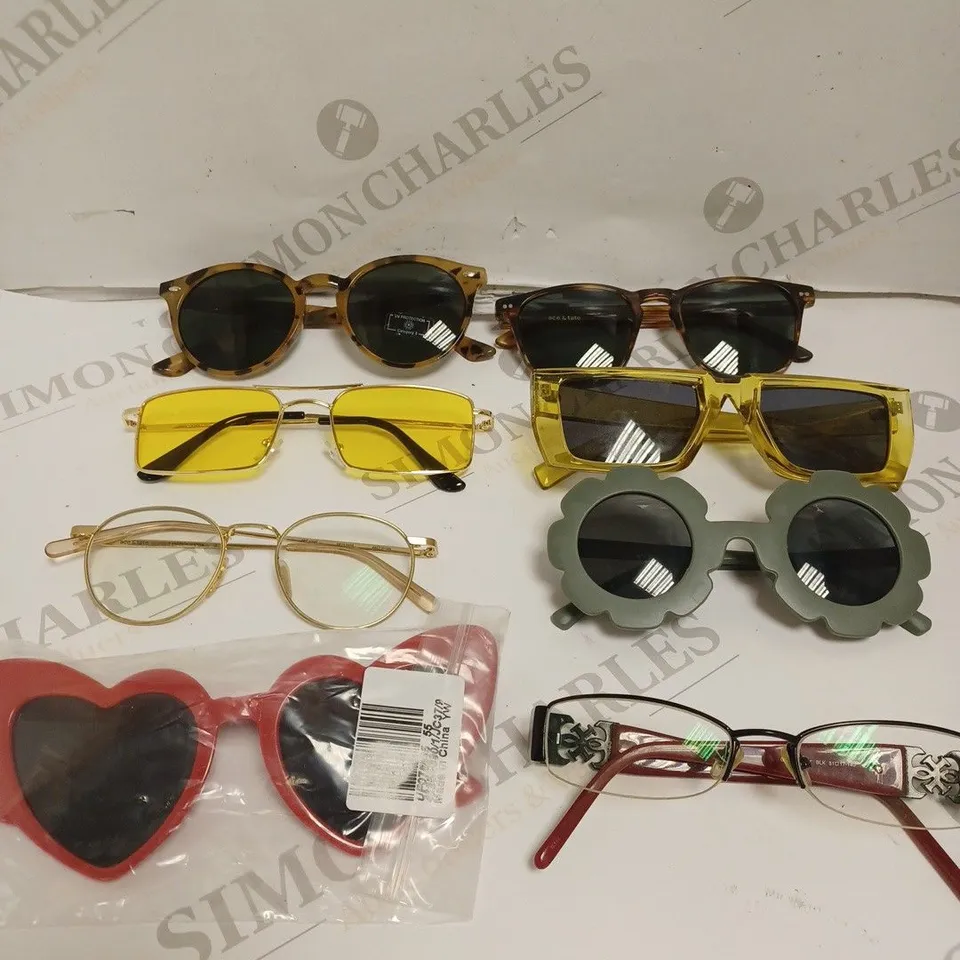 APPROXIMATELY 15 ASSORTED SUNGLASSES & SPECTACLES IN VARIOUS BRANDS	