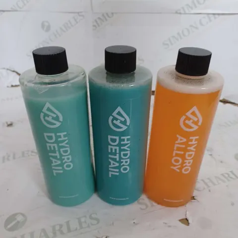 LOT OF 3 HYDRO 2 X DETAILING 1X ALLOY / COLLECTION ONLY