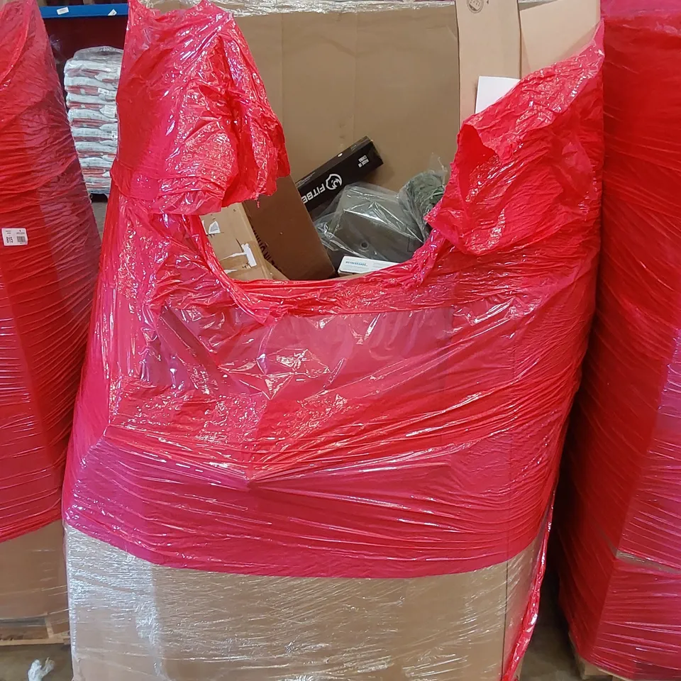 PALLET OF ASSORTED HOUSEHOLD ITEMS AND CONSUMER PRODUCTS TO INCLUDE; BOXED FURNITURE ETC
