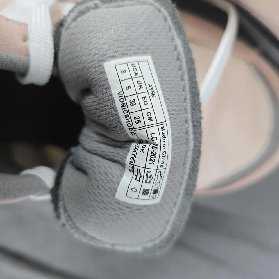 VIONIC WOMEN'S  SNEAKERS – UK 6 (US 8) PINK/GREY