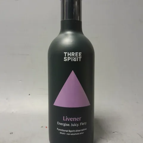 THREE SPIRIT LIVENER FUNCTIONAL SPIRIT ALTERNATIVE 50CL NON ALCOHOLIC ELIXIR 