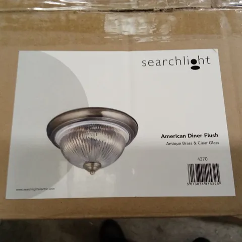  BOXED AMOTT FLUSH MOUNT 