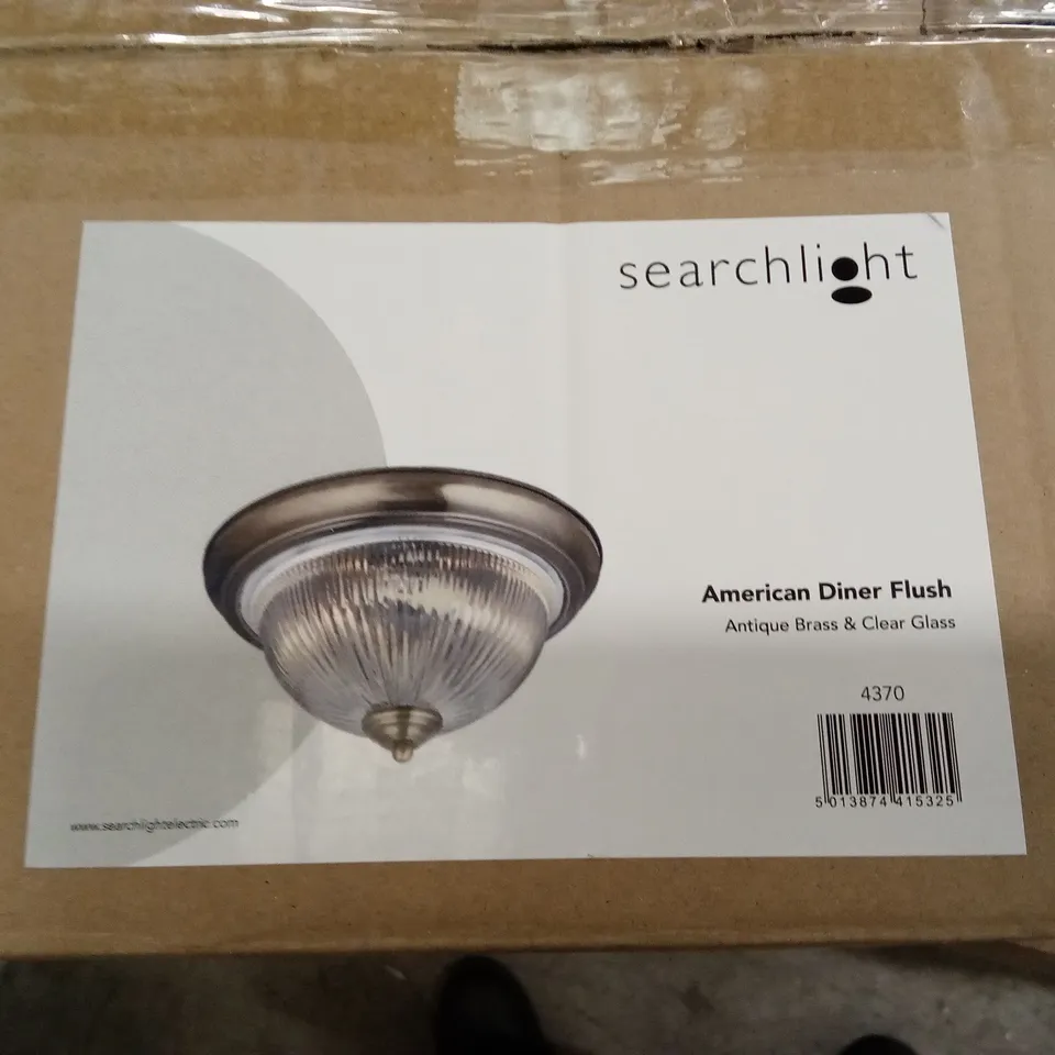 BOXED AMOTT FLUSH MOUNT