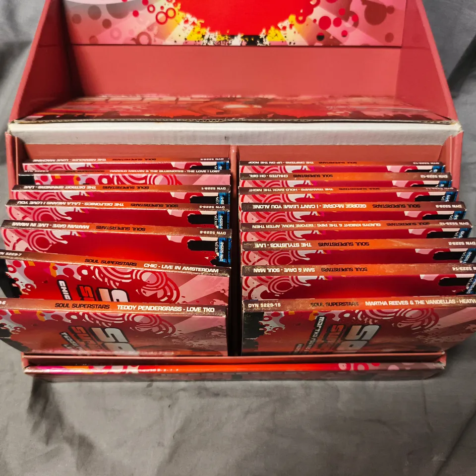 SOUL SUPERSTARS 15 CD BOX SET – THE FINEST OF SOUL