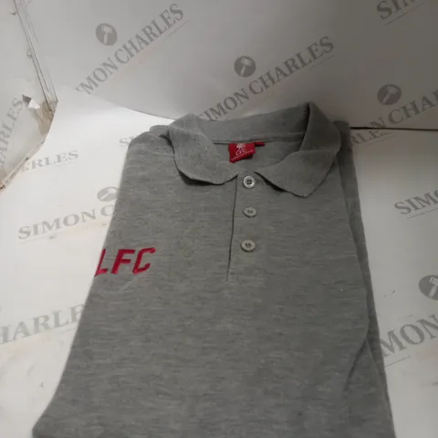 LIVERPOOL GREY POLO SHIRT SIZE XL 