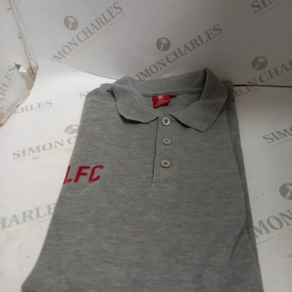 LIVERPOOL GREY POLO SHIRT SIZE XL 