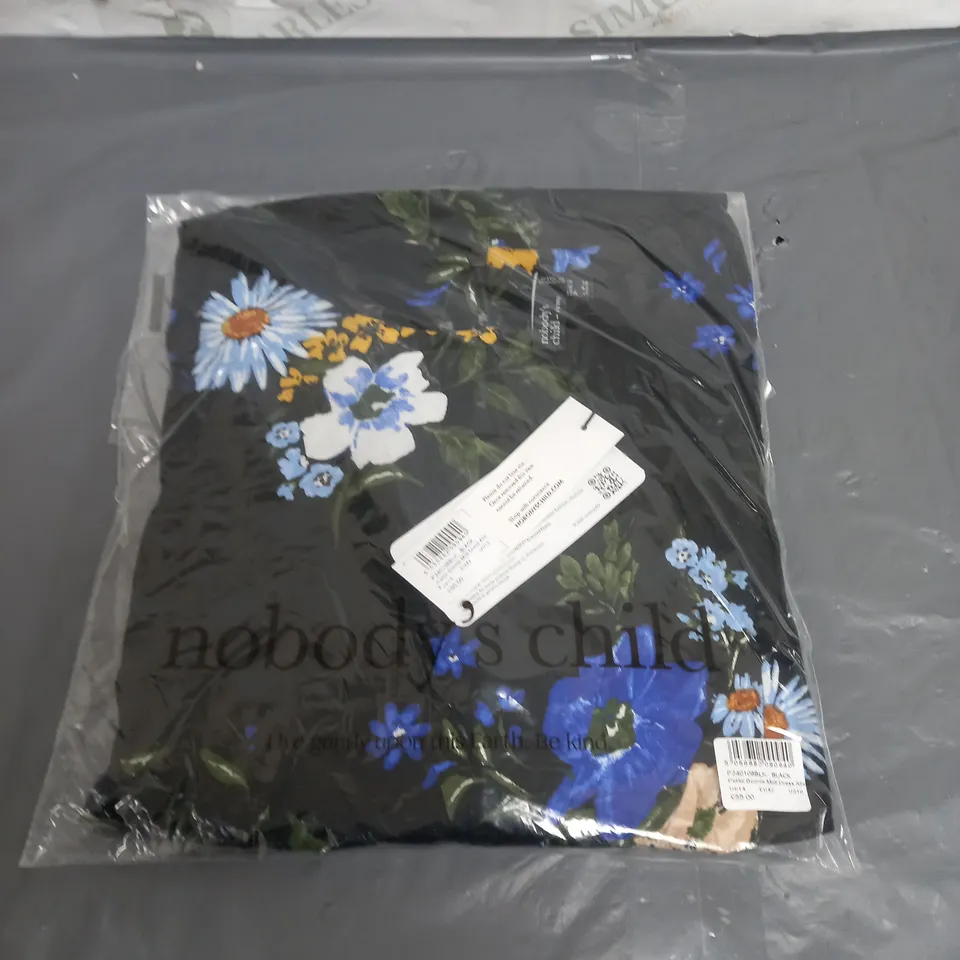 BAGGED NOBODYS CHILD PETITE BONNIE MIDI DRESS SIZE 14