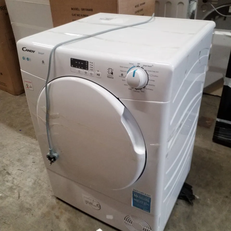CANDY SMART CSEC9LF-80 9KG CONDENSER TUMBLE DRYER, WITH SMART CONNECTIVITY - WHITE