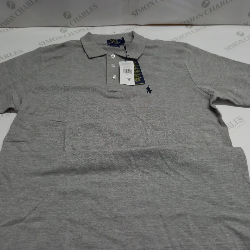POLO RALPH LAUREN GREY POLO - L