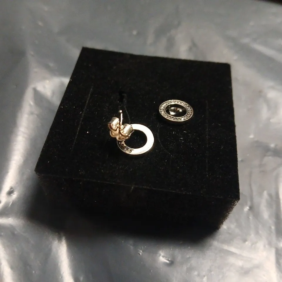 BOXED SET OF PANDORS EARRINGS - S 925 STAMP