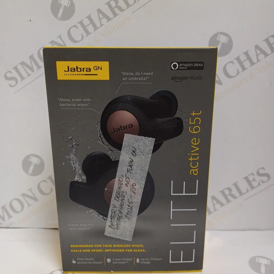 BOXED JABRA ELITE ACTIVE 65T EARBUDS