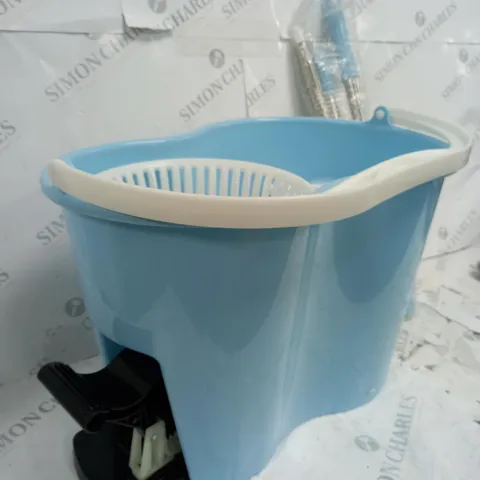 SPIN MOP AND BUCKET IN BLUE