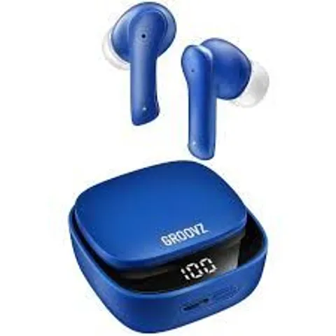 GROOVZ PLUS TRUE WIRELESS EAR BUDS W/MAGNETIC DIGITAL CHARGING