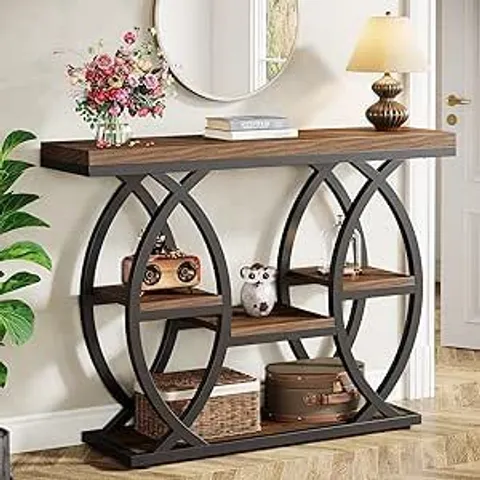 BOXED TRIBESIGNS 100CM CONSOLE TABLE (1 BOX)