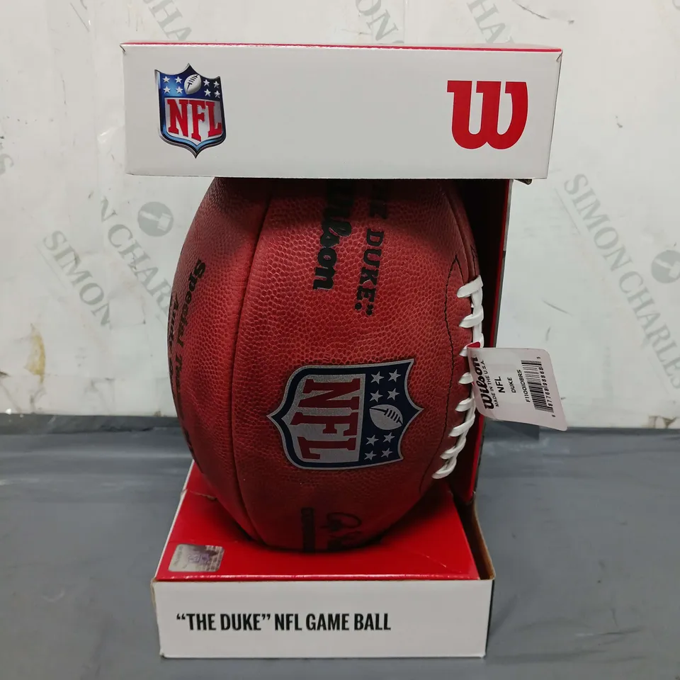 NFL - THE OFFICIAL GAME BALL SINCE 1941 - THE DUKE NFL GAME BALL