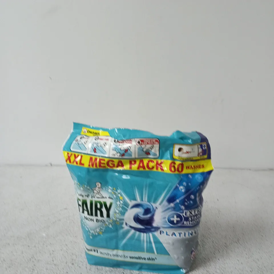 FAIRY NON-BIO WASHING POWDER XXL MEGA PACK (60 WASHES) – DETERGENT