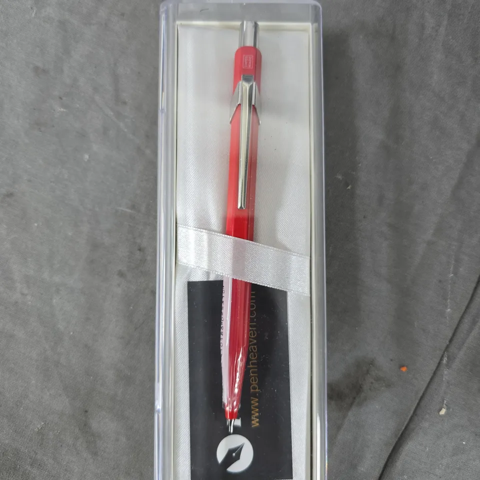 RED SWISS-MADE PEN IN PRESENTATION BOX
