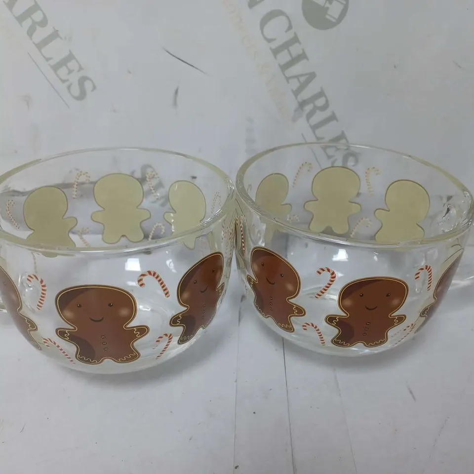 APPROXIMATELY 22 GINGERBREAD CAPPUCCINO MUGS - COLLECTION ONLY