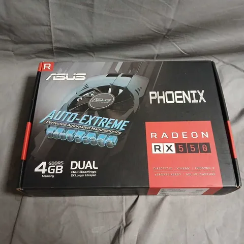 ASUS RADEON RX 550 4GB GRAPHICS CARD – PHOENIX EDITION, BOXED
