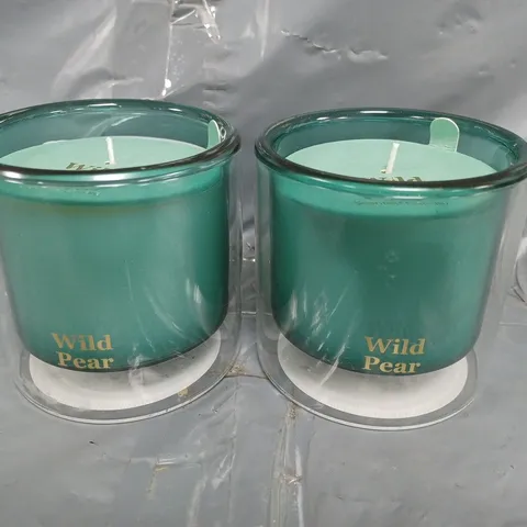 ASSORTMENT OF APPROXIMATELY 8 LUXURY WILD PEAR SCENTED CANDLES