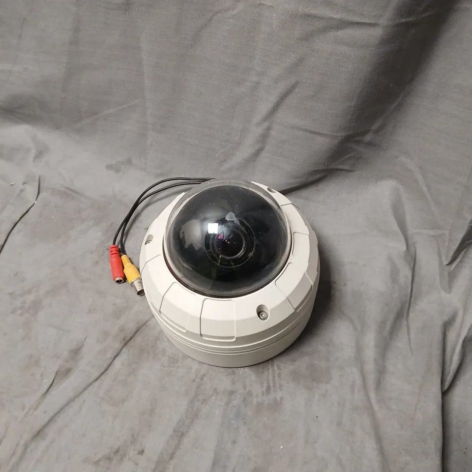DOME CCTV SURVEILLANCE CAMERA. MODEL UNSPECIFIED.