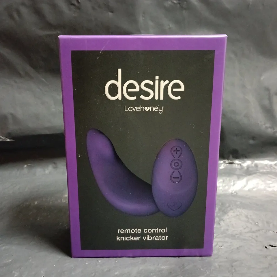 BOXED DESIRE REMOTE CONTROL KNICKER VIBRATOR