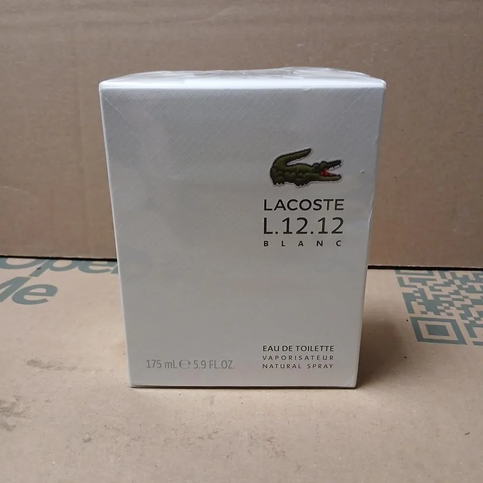 BOXED AND SEALED LA COSTE L.12.12 BLANC EAU DE TOILETTE 175ML