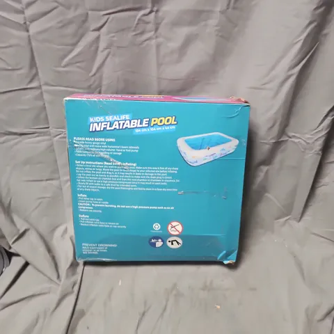 SEALIFE KIDS INFLATABLE POOL – 134 CM X 104 CM X 44 CM