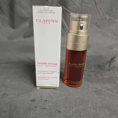 BOXED CLAIRINS DOUBLE SERUM COMPLETE AGE CONTROL CONCENTRATE 50ML