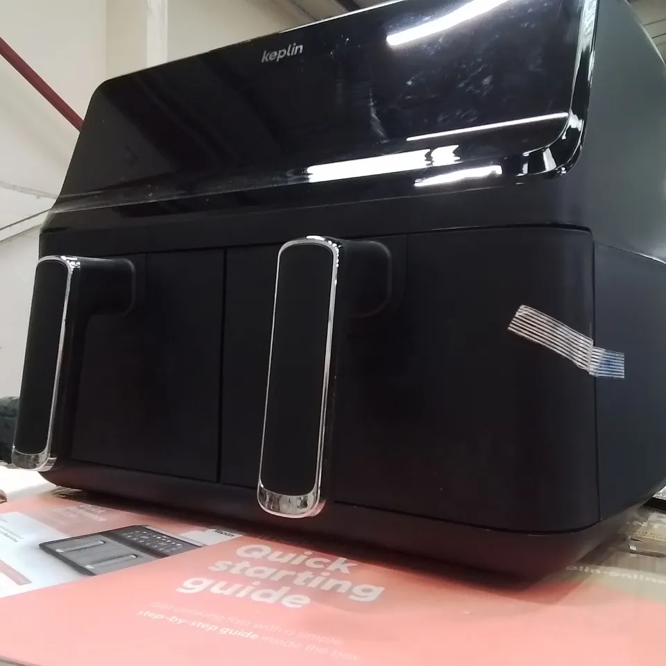 KEPLIN 9 LITRE AIRFRYER WITH DUAL COOKING DRAWERS