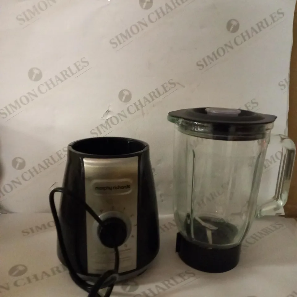 MORPHY RICHARDS TOTAL CONTROL GLASS TABLE BLENDER