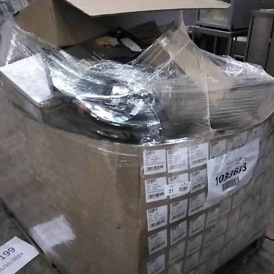 PALLET OF APPROXIMATELY 70 UNPROCESSED RAW RETURN HOUSEHOLD AND ELECTRICAL GOODS TO INCLUDE;
