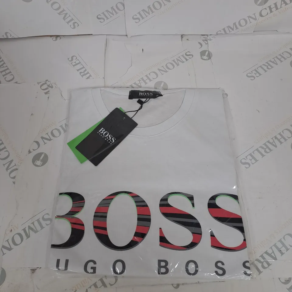 BAGGED HUGO BOSS LOGO T-SHIRT SIZE XL