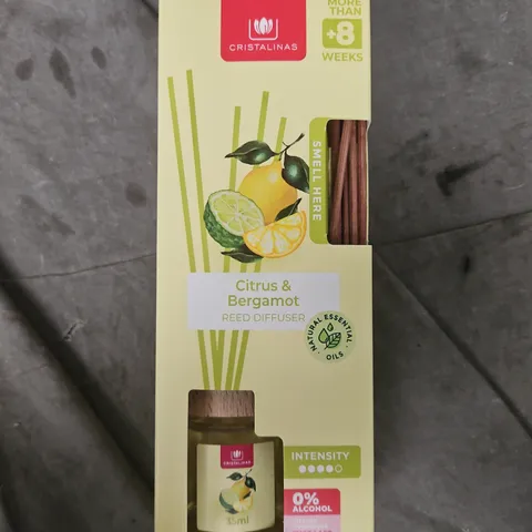 CRISTALINAS CITRUS & BERGAMOT REED DIFFUSER 