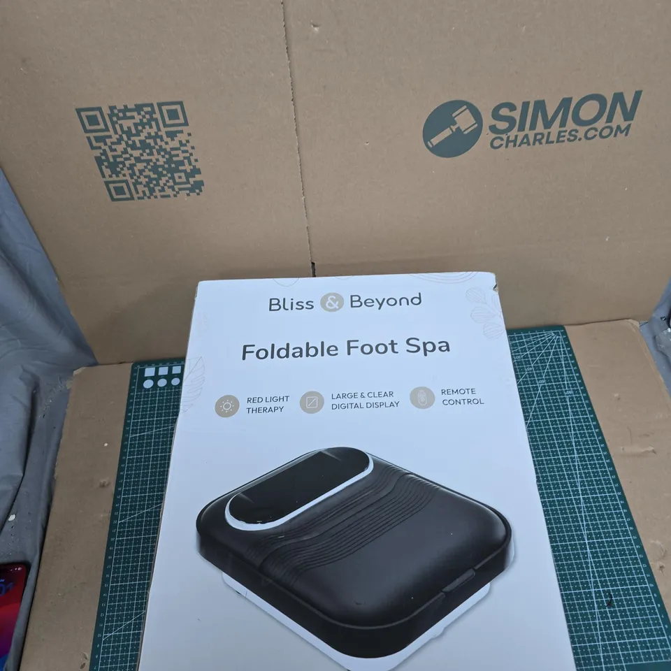 BLISS & BEYOND FOLDABLE FOOT SPA
