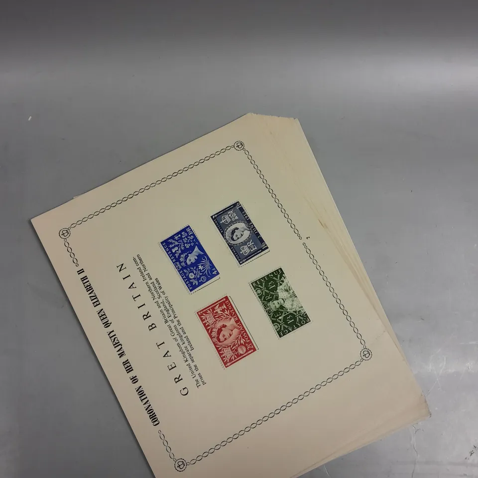 CORONATION OF HER MAJESTY QUEEN ELIZABETH II BRITISH COLONIES STAMP COLLECTION 