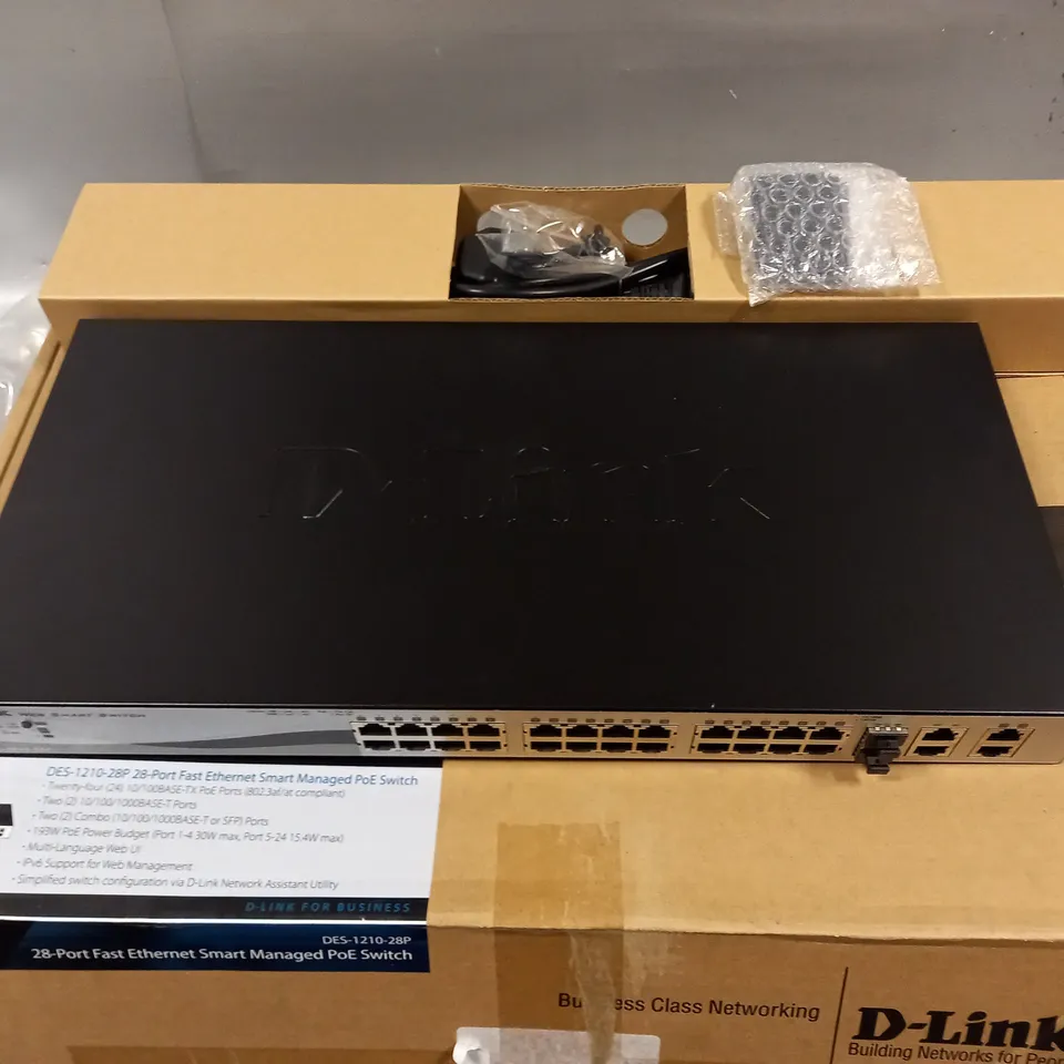 BOXED D-LINK DES-1210-28P 28-PORT POE SWITCH