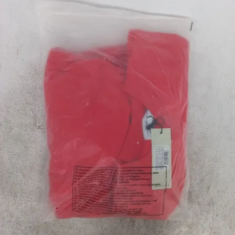 BAGGED NEVER FULLY DRESSED EMBROIDERY ELEMENTS SWEATSHIRT IN RED SIZE UK MEDIUM